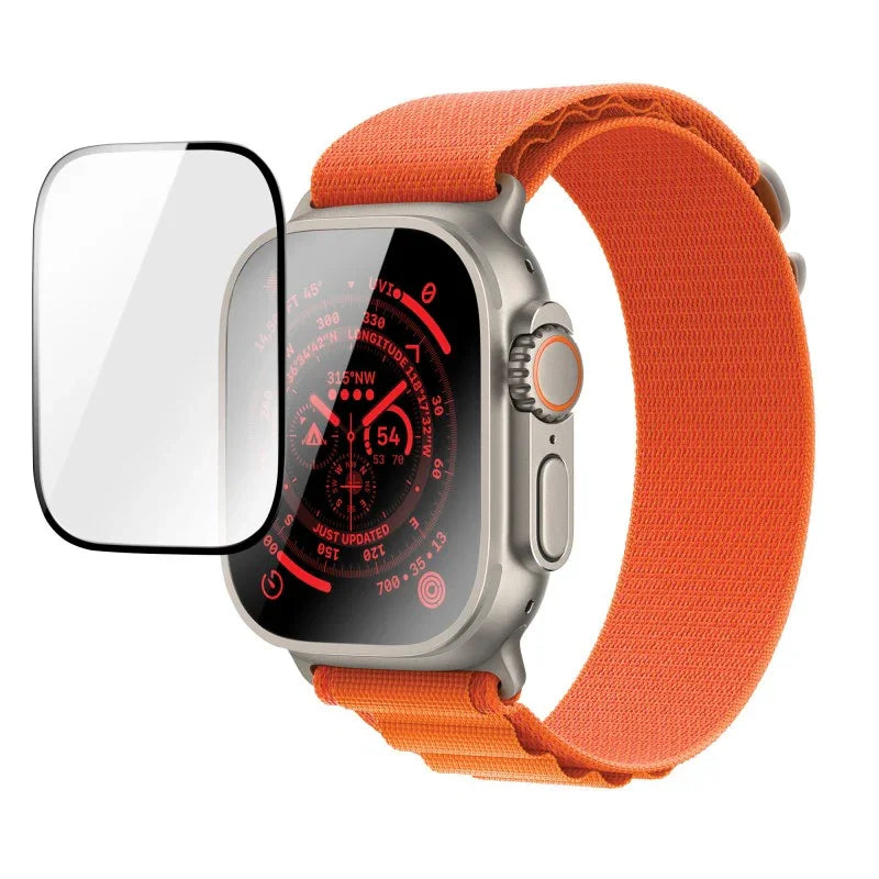 Torrii Bodyglass Screen Protector For Apple Watch Ultra 49mm – Full Coverage Black - Tashqila Torrii Bodyglass Screen Protector For Apple Watch Ultra 49mm – Full Coverage Black - Tashqila